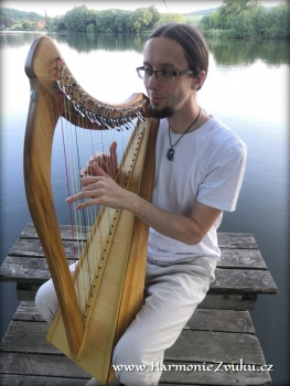 Keltská háčková harfa
